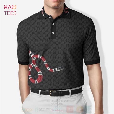 gucci collared shirts|gucci polo shirt snake.